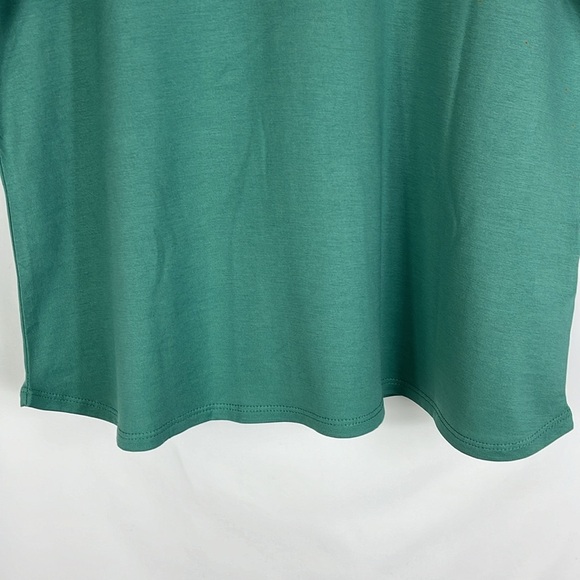 NWT Cutter & Buck golf polo split neckline Sz L Spruce green color - Picture 4 of 9